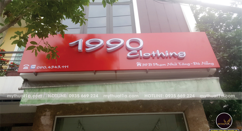 bảng hiệu shop thời trang đẹp