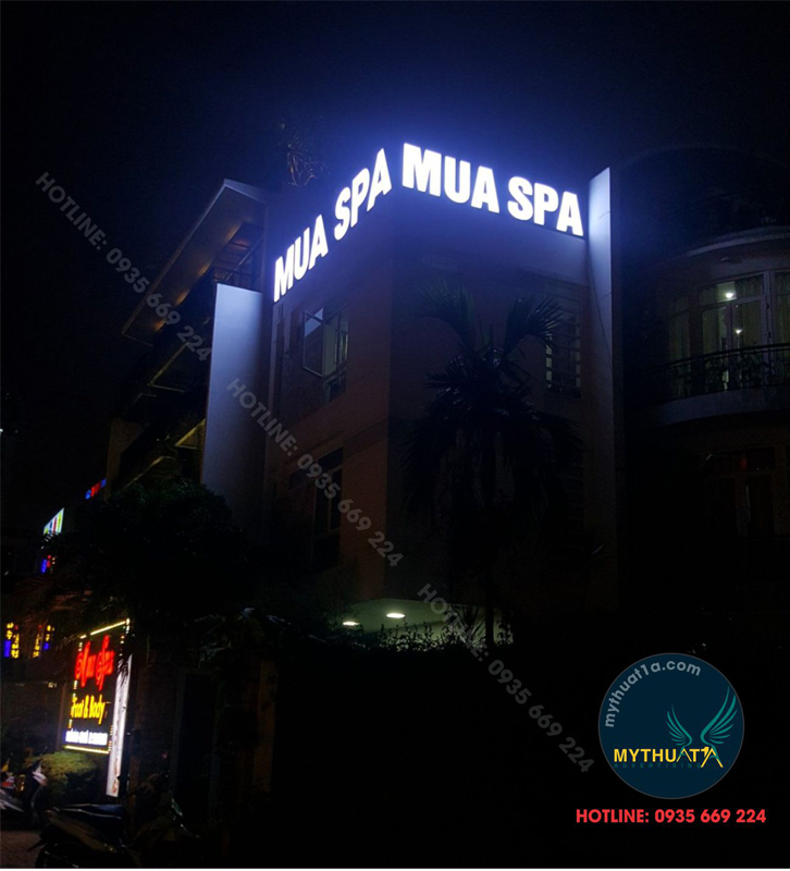 chữ mica nổi