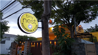 Làm bảng hiệu chữ nổi Tiny Nest