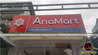 Bảng hiệu siêu thị mini ANA MART