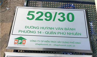 Làm bảng tên bằng inox tại đà nẵng