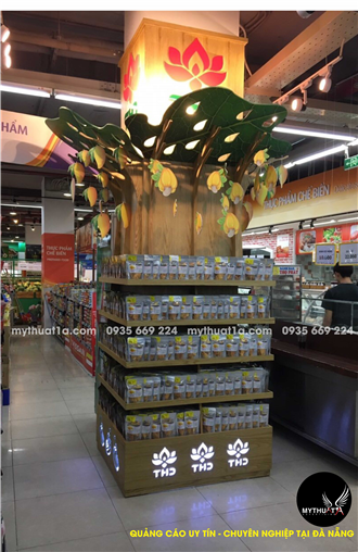 Kệ trưng bày sản phẩm Tâm Hữu Dũng (Vincom Đà Nẵng)