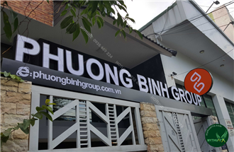 Chữ mica nổi Phương Bình Group