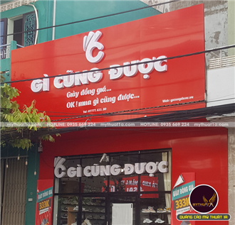 biển hiệu shop giày