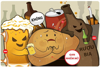 RƯỢU BIA TÁC ĐỘNG THẾ NÀO ĐẾN LÁ GAN?