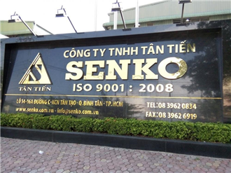 Làm biển quảng cáo, chữ nổi, logo, gắn lên đá hoa cương