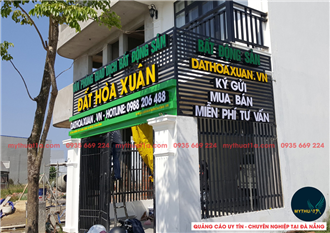 Bảng hiệu bất động sản Hòa Xuân Đà Nẵng