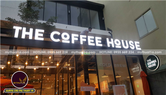 Chữ nổi the coffee house