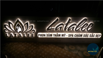 Biển hiệu LATALEE Spa