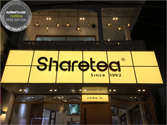 Hộp đèn trà sữa Sharetea Huế